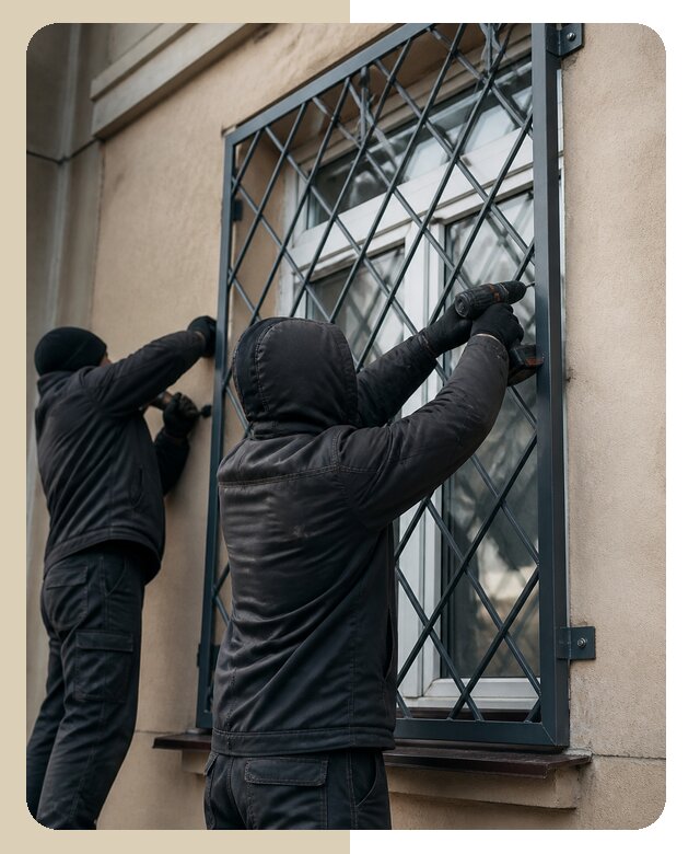 Установка антивандальных решеток на окна в Острогожске